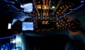 inside a limo