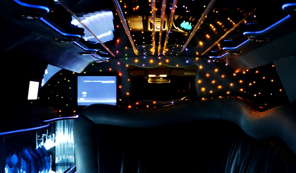 inside a limo